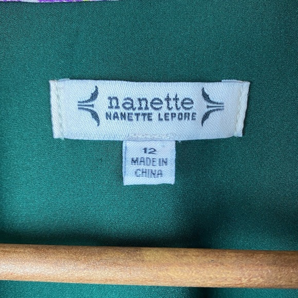 NWT Nanette Lepore Evergreen Single Button Front Blazer size 12 - Picture 7 of 10